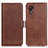 Funda de Cuero Cartera con Soporte Carcasa M15L para Samsung Galaxy XCover 5 SM-G525F Marron