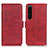 Funda de Cuero Cartera con Soporte Carcasa M15L para Sony Xperia 1 IV Rojo