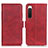 Funda de Cuero Cartera con Soporte Carcasa M15L para Sony Xperia 10 IV Rojo