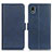 Funda de Cuero Cartera con Soporte Carcasa M15L para Sony Xperia Ace III SO-53C Azul