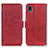 Funda de Cuero Cartera con Soporte Carcasa M15L para Sony Xperia Ace III SOG08 Rojo