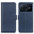 Funda de Cuero Cartera con Soporte Carcasa M15L para Vivo X Note Azul