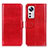 Funda de Cuero Cartera con Soporte Carcasa M15L para Xiaomi Mi 12S 5G Rojo