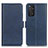 Funda de Cuero Cartera con Soporte Carcasa M15L para Xiaomi Redmi Note 11 4G (2022) Azul