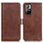 Funda de Cuero Cartera con Soporte Carcasa M15L para Xiaomi Redmi Note 11 5G Marron