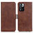 Funda de Cuero Cartera con Soporte Carcasa M15L para Xiaomi Redmi Note 11 Pro+ Plus 5G Marron