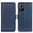 Funda de Cuero Cartera con Soporte Carcasa M15L para Xiaomi Redmi Note 11R 5G Azul