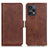 Funda de Cuero Cartera con Soporte Carcasa M15L para Xiaomi Redmi Note 12 Turbo 5G Marron