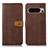 Funda de Cuero Cartera con Soporte Carcasa M16L para Google Pixel 8 Pro 5G Marron