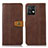 Funda de Cuero Cartera con Soporte Carcasa M16L para Motorola Moto Edge Plus (2023) 5G Marron