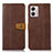 Funda de Cuero Cartera con Soporte Carcasa M16L para Motorola Moto G53j 5G Marron