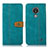 Funda de Cuero Cartera con Soporte Carcasa M16L para Nokia C21 Verde