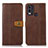 Funda de Cuero Cartera con Soporte Carcasa M16L para Nokia C22 Marron