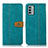 Funda de Cuero Cartera con Soporte Carcasa M16L para Nokia G22 Verde