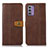 Funda de Cuero Cartera con Soporte Carcasa M16L para Nokia G310 5G Marron