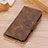 Funda de Cuero Cartera con Soporte Carcasa M16L para Samsung Galaxy S21 Plus 5G Marron