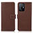 Funda de Cuero Cartera con Soporte Carcasa M16L para Xiaomi Mi 11T 5G Marron