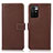 Funda de Cuero Cartera con Soporte Carcasa M16L para Xiaomi Redmi 10 (2022) Marron