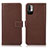 Funda de Cuero Cartera con Soporte Carcasa M16L para Xiaomi Redmi Note 10 JE 5G Marron