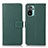 Funda de Cuero Cartera con Soporte Carcasa M16L para Xiaomi Redmi Note 10S 4G Verde