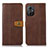 Funda de Cuero Cartera con Soporte Carcasa M16L para Xiaomi Redmi Note 11R 5G Marron