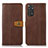 Funda de Cuero Cartera con Soporte Carcasa M16L para Xiaomi Redmi Note 11S 4G Marron