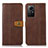 Funda de Cuero Cartera con Soporte Carcasa M16L para Xiaomi Redmi Note 12S Marron