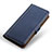 Funda de Cuero Cartera con Soporte Carcasa M24L para Samsung Galaxy S21 Ultra 5G Azul