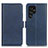 Funda de Cuero Cartera con Soporte Carcasa M29L para Samsung Galaxy S23 Ultra 5G Azul