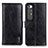 Funda de Cuero Cartera con Soporte Carcasa ML11 para Xiaomi Mi 10S 5G Negro