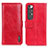 Funda de Cuero Cartera con Soporte Carcasa ML11 para Xiaomi Mi 10S 5G Rojo