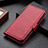 Funda de Cuero Cartera con Soporte Carcasa ML15 para Realme 9 5G Rojo