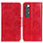 Funda de Cuero Cartera con Soporte Carcasa ML2 para Xiaomi Mi 10S 5G Rojo