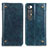 Funda de Cuero Cartera con Soporte Carcasa ML4 para Xiaomi Mi 10S 5G Azul