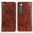 Funda de Cuero Cartera con Soporte Carcasa ML4 para Xiaomi Mi 10S 5G Marron