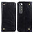 Funda de Cuero Cartera con Soporte Carcasa ML4 para Xiaomi Mi 10S 5G Negro