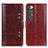 Funda de Cuero Cartera con Soporte Carcasa ML6 para Xiaomi Mi 10S 5G Marron