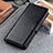 Funda de Cuero Cartera con Soporte Carcasa ML7 para Huawei Honor X6a Negro