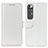 Funda de Cuero Cartera con Soporte Carcasa ML7 para Xiaomi Mi 10S 5G Blanco