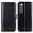 Funda de Cuero Cartera con Soporte Carcasa ML7 para Xiaomi Mi 10S 5G Negro