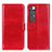 Funda de Cuero Cartera con Soporte Carcasa ML7 para Xiaomi Mi 10S 5G Rojo