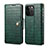 Funda de Cuero Cartera con Soporte Carcasa MT6 para Apple iPhone 15 Pro Max Verde