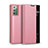 Funda de Cuero Cartera con Soporte Carcasa N01 para Samsung Galaxy Note 20 5G Oro Rosa