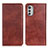 Funda de Cuero Cartera con Soporte Carcasa N01P para Motorola Moto E32 Marron