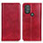 Funda de Cuero Cartera con Soporte Carcasa N01P para Motorola Moto G Play Gen 2 Rojo