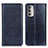 Funda de Cuero Cartera con Soporte Carcasa N01P para Motorola Moto G Stylus (2022) 4G Azul