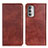 Funda de Cuero Cartera con Soporte Carcasa N01P para Motorola Moto G Stylus (2022) 4G Marron