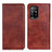 Funda de Cuero Cartera con Soporte Carcasa N01P para Oppo A94 5G Marron