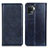 Funda de Cuero Cartera con Soporte Carcasa N01P para Oppo F19 Pro Azul