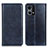 Funda de Cuero Cartera con Soporte Carcasa N01P para Oppo F21 Pro 4G Azul